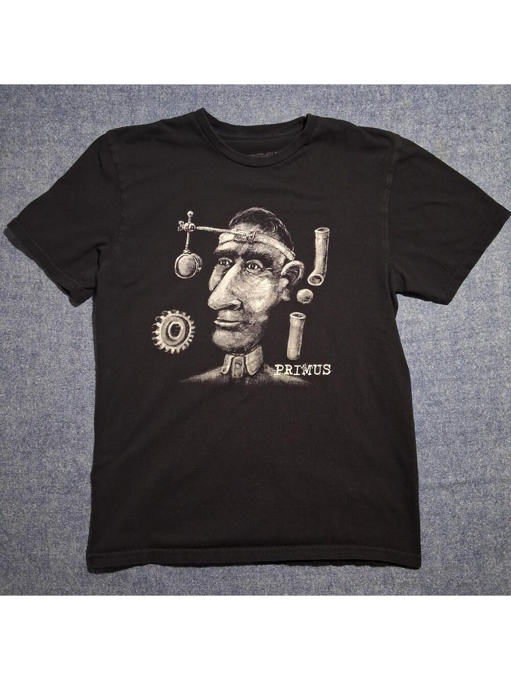 Primus Conspiranoid, Black 100% Cotton Medium Official Band T-Shirt